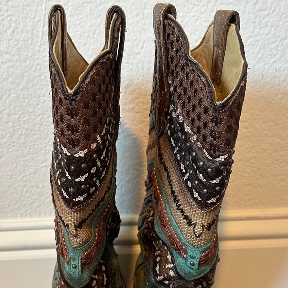 Corral Multicolor Western Heeled Boots - Picture 4 of 8